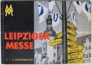 Werbeschrift zur Leipziger Herbstmesse 1952