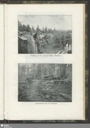 Stellung an der Irgahn-Wiese (Beresina) - Horchposten an der Beresina