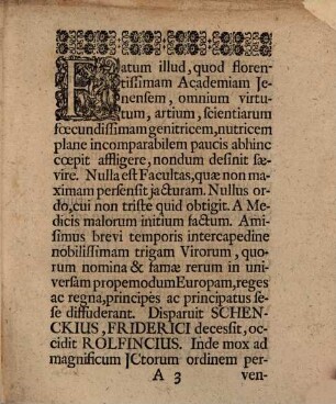 Oratio Panegyrica in beatum obitum Viri Plurimum Reverendi, Amplissimi, Excellentissimique Dn. Andreae Wigandi, SS. Theol. Licentiati & Consistorii Ecclesiastici Ducalis Saxo-Jenensis Adsessoris gravissimi