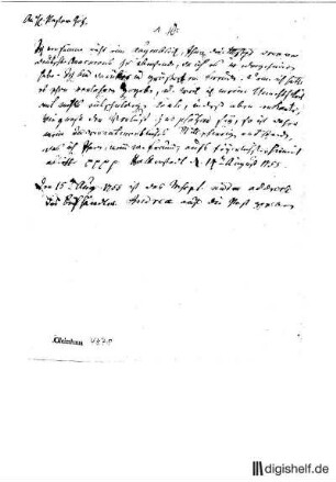 1: Brief von Johann Wilhelm Ludwig Gleim an Johann Nikolaus Götz
