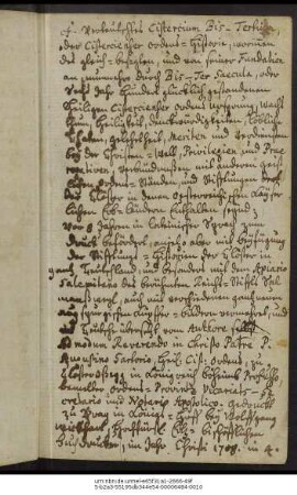 Chronicon Cisterciensis Ordinis. A S. Roberto Abbate Molismensi primum inchoati, Postea A S. Bernardo Abbate Clarevallensi mirifice aucti, ac propagati
