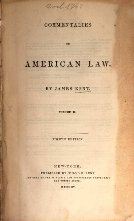 Commentaries on American law. 2