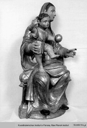 Thronende Madonna mit Kind