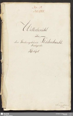 Wetterbericht über das Grubengebäude Kühschacht. Fundgrube - 17.6893 4.