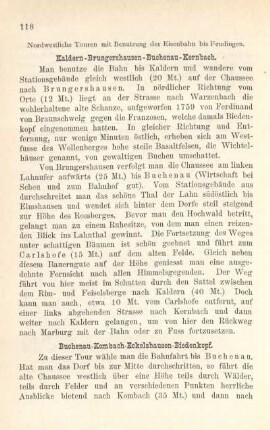Buchenau-Kombach-Eckelshausen-Biedenkopf.