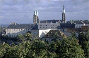 Bamberg: Dom, Gesamtansicht vom Michaelsberg