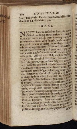 Epistolae LXXXI. - LXXXVII.