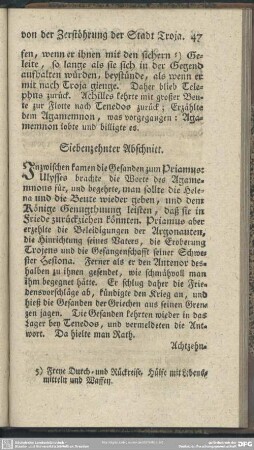 Siebenzehnter Abschnitt