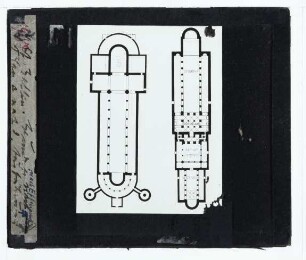 St. Gallen, Kloster,St. Gallen, Stiftkirche,unbekannt, St. Galler Klosterplan (St. Gallen Stiftsbibliothek) : Grundrisse