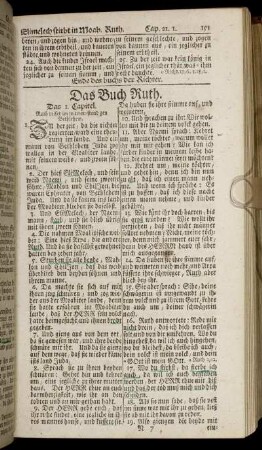 Das Buch Ruth. - Das ander Buch Samuelis.