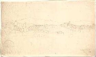 Neureuther, Gottfried von; Italien; Stadt - Studie