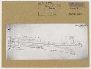 Lageplan: Ideenwettbewerb Elsenbrücke. Berlin, Treptow, Elsenbrücke