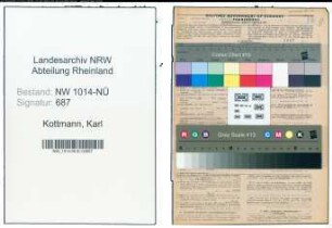 Entnazifizierung Karl Kottmann , geb. 20.07.1896 (Kaufmann)