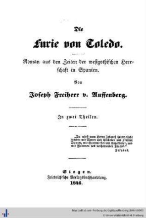 Die Furie von Toledo.