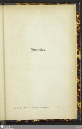 Analekten