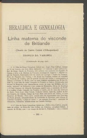 Heráldica e genealogia