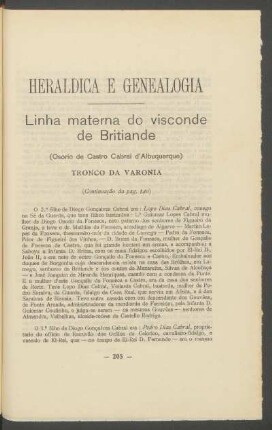 Heráldica e genealogia