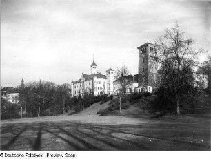 Waldenburg. Schloß Waldenburg (Umbau 1909-1912). Ansicht von Südosten