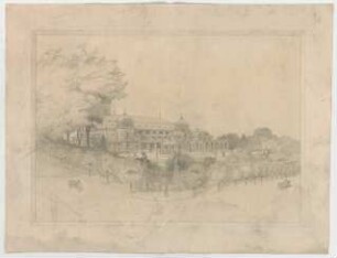 Thiersch, Friedrich von; Kassel; Stadthalle - Perspektive