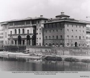 Uffizien, Fassade, Südseite, Florenz