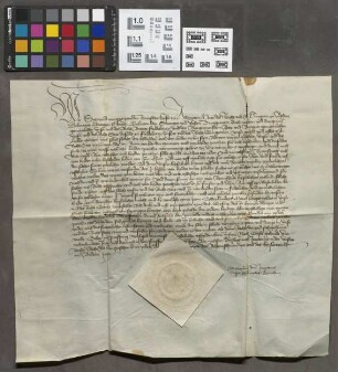 Friedberg: Kaiser Sigismund Gebot an Stadt und Burg Friedberg sich bis zum Entscheid ihrer Streitigkeiten ruhig zu verhalten