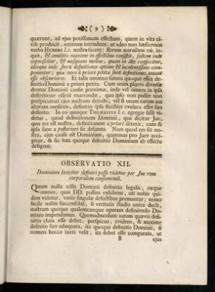 9-16, Observatio XII. - Observatio XIV.