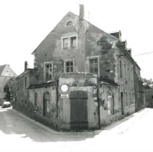 Oederan, Enge Gasse. Eckansicht