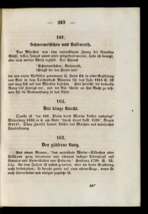 161. Schneeweißchen und Rosenroth.