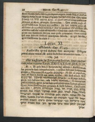 Locus XI.