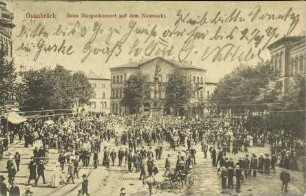 Osnabrück - Beim Morgenkonzert auf dem Neumarkt.