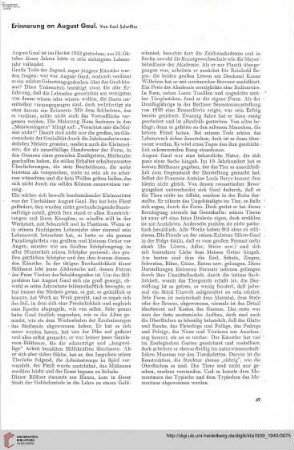 55: Erinnerung an August Gaul