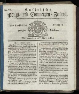 Nr. 22, Mittwoch den 16ten Maerz. 1814