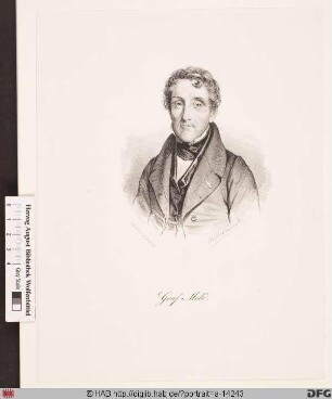 Bildnis Louis-Mathieu (comte de) Molé
