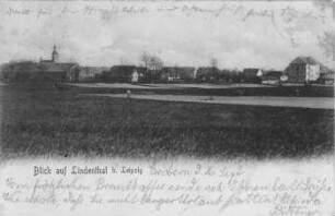 Blick auf Lindenthal b. Leipzig