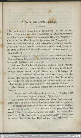 Vorreden der ersten bis zur vierten Auflage
