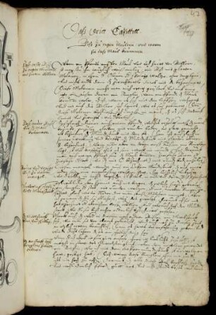 47r-50v Drittes und viertes Capitel, mit Federzeichnungen