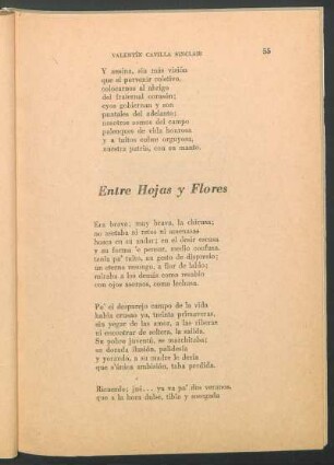 Entre Hojas y Flores