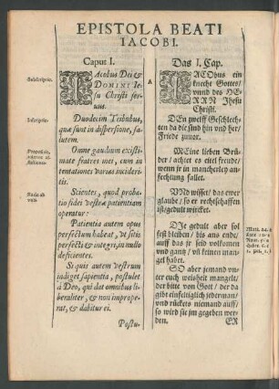 Epistola Beati Iacobi.