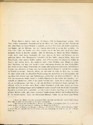 André Chénier : die Überlieferung seiner "Oeuvres poétiques"