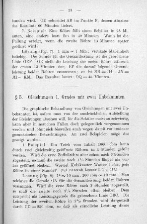 § 5. Gleichung 1. Grades mit zwei Unbekannten.