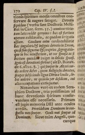 170-174, Notandum vero ex eodem Seraphico Doctore, tria ...