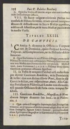 Titulus XXIII.