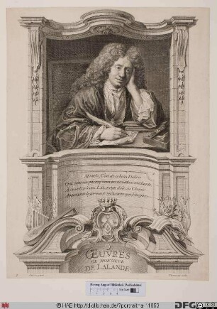 Bildnis Michel-Richard de Lalande