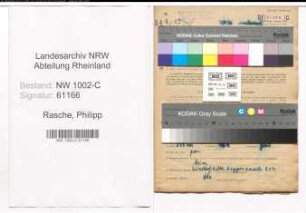 Entnazifizierung Philipp Rasche, geb. 11.08.1885 (Werkmeister)