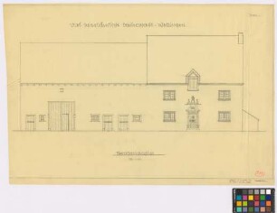 Wellingen ([Land]Kreis Merzig): saarländisches Bauernhaus. Haupthaus (Straßenansicht)