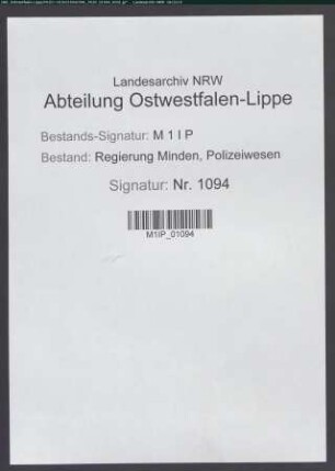 Polizeiliche Behandlung der Ausländer, Band 4