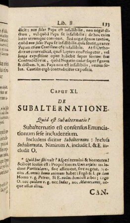 133-146, Caput XI - Caput XIII: De Enunciatione
