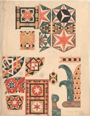 Zocher, Ernst; Salerno; Dom - Wandgemälde (Details)