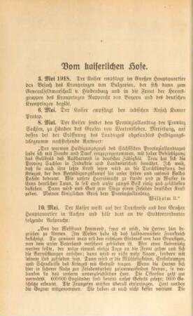 Vom kaiserlichen Hofe