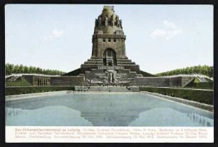 Das Völkerschlachtdenkmal zu Leipzig.